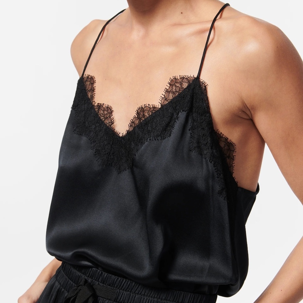 Cami NYC The Racer Cami - Black